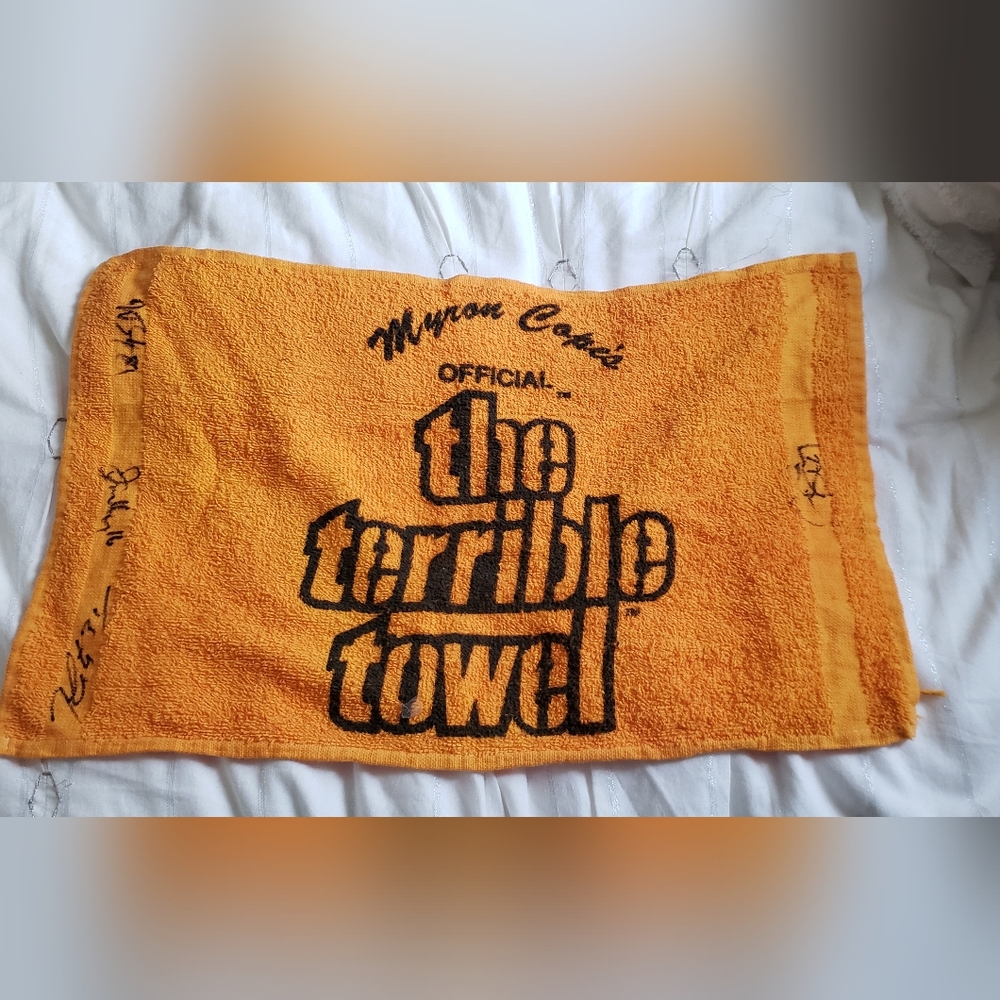 Autographed Terrible towel